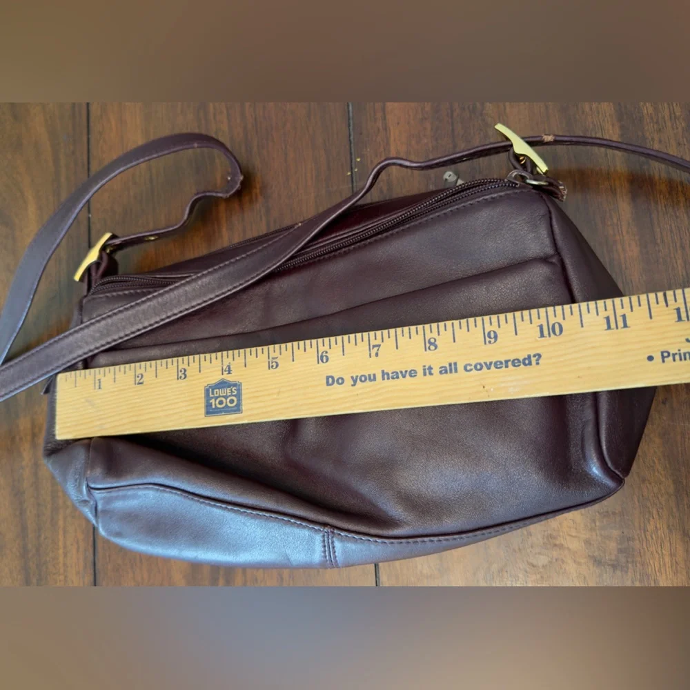 Vintage‎ Etienne Aigner Dark Brown Genuine Leather Shoulder Bag